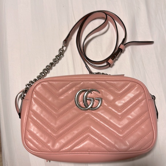 Gucci Handbags - Gucci Pink Crossbody Bag